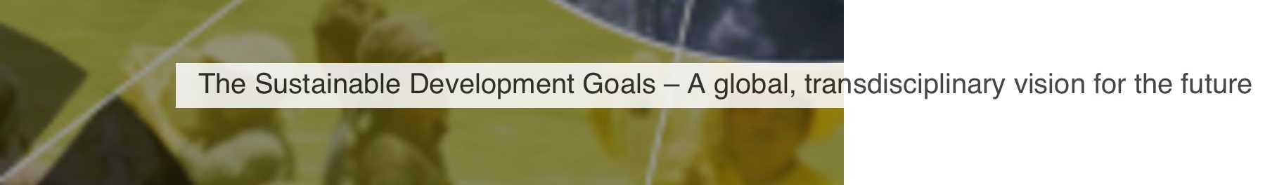 Reddit comments on "The Sustainable Development Goals – A global ...