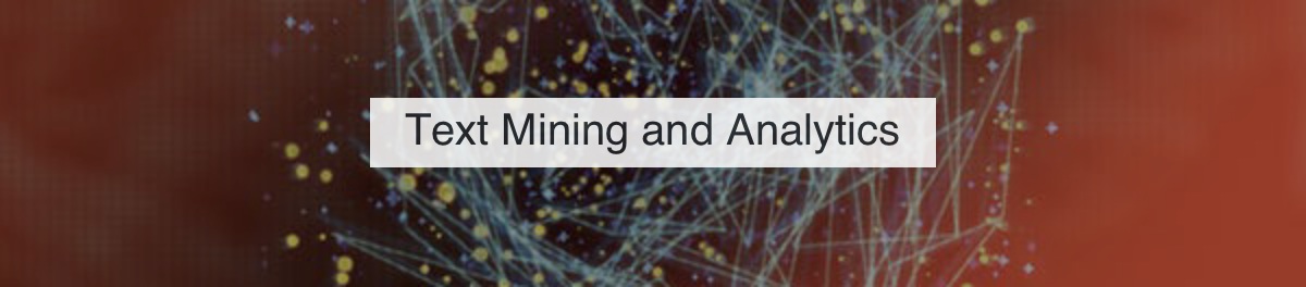 Reddit comments on "Text Mining and Analytics" Coursera course | Reddsera