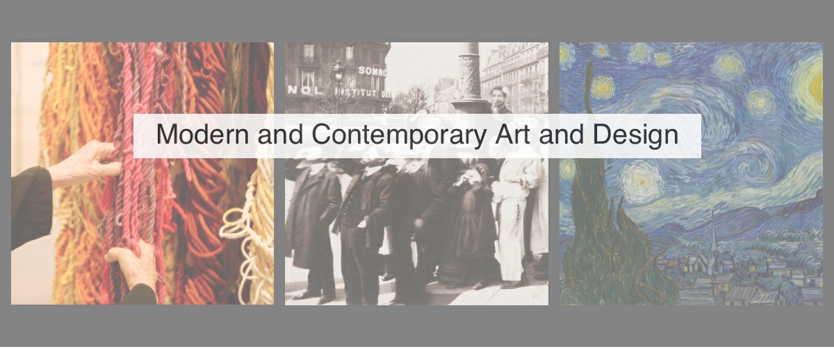 Reddit comments on "Modern and Contemporary Art and Design" Coursera